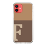 Slim Protection Case［ Original - initial two tone - F brown ］