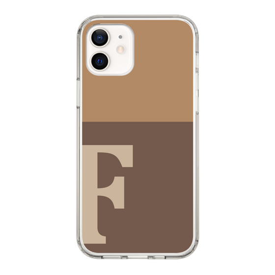 Slim Protection Case［ Original - initial two tone - F brown ］