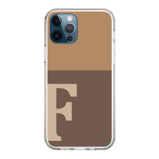 Slim Protection Case［ Original - initial two tone - F brown ］