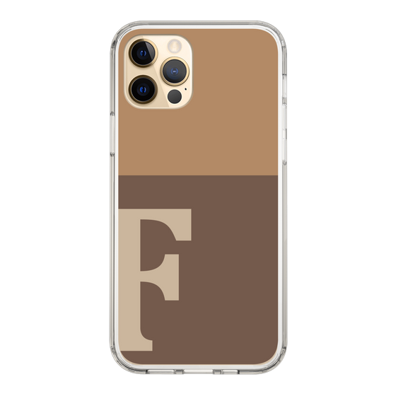Slim Protection Case［ Original - initial two tone - F brown ］
