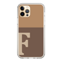 Slim Protection Case［ Original - initial two tone - F brown ］