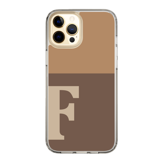 Slim Protection Case［ Original - initial two tone - F brown ］