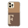 Slim Protection Case［ Original - initial two tone - F brown ］