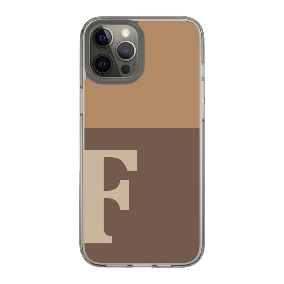 Slim Protection Case［ Original - initial two tone - F brown ］