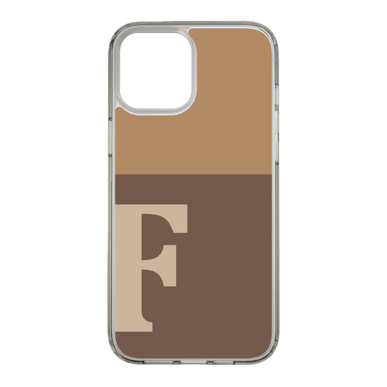 Slim Protection Case［ Original - initial two tone - F brown ］