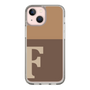 Slim Protection Case［ Original - initial two tone - F brown ］