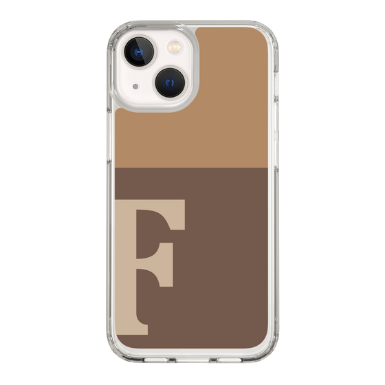 Slim Protection Case［ Original - initial two tone - F brown ］