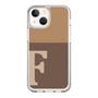 Slim Protection Case［ Original - initial two tone - F brown ］