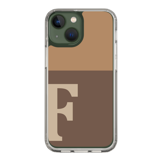 Slim Protection Case［ Original - initial two tone - F brown ］