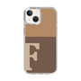 Slim Protection Case［ Original - initial two tone - F brown ］