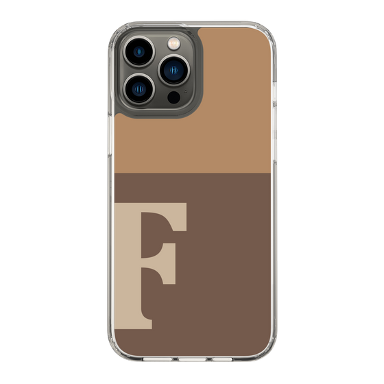 Slim Protection Case［ Original - initial two tone - F brown ］