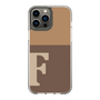 Slim Protection Case［ Original - initial two tone - F brown ］