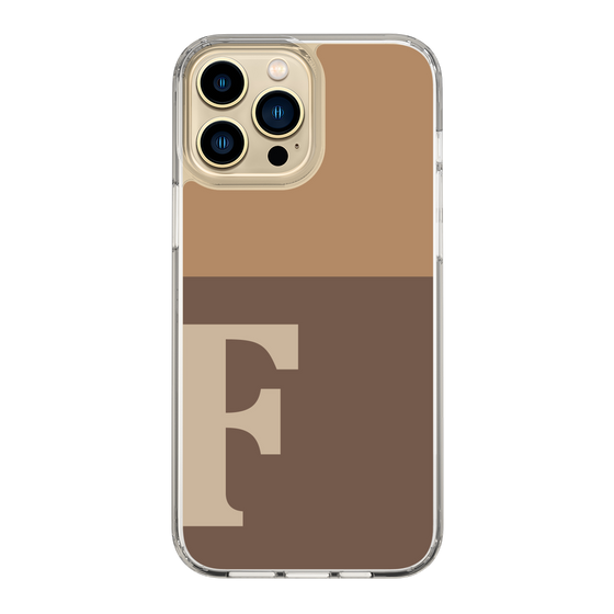 Slim Protection Case［ Original - initial two tone - F brown ］