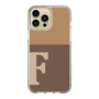 Slim Protection Case［ Original - initial two tone - F brown ］