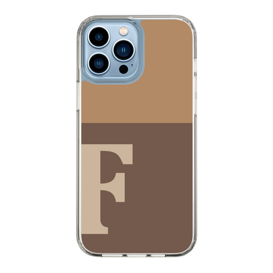 Slim Protection Case［ Original - initial two tone - F brown ］