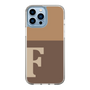 Slim Protection Case［ Original - initial two tone - F brown ］