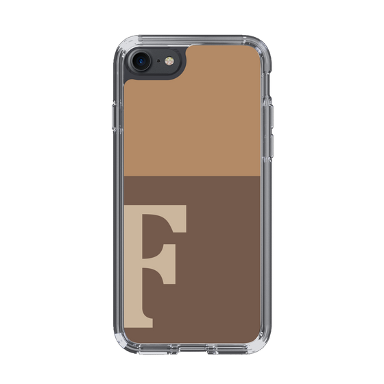 Slim Protection Case［ Original - initial two tone - F brown ］
