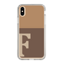 Slim Protection Case［ Original - initial two tone - F brown ］