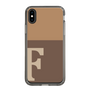 Slim Protection Case［ Original - initial two tone - F brown ］
