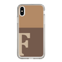 Slim Protection Case［ Original - initial two tone - F brown ］