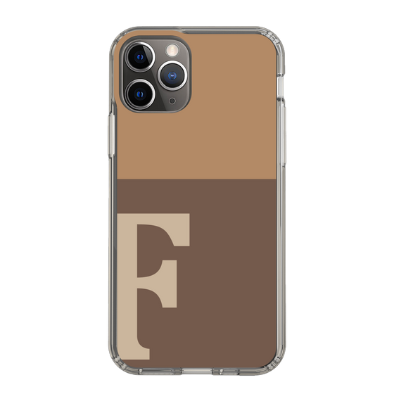 Slim Protection Case［ Original - initial two tone - F brown ］