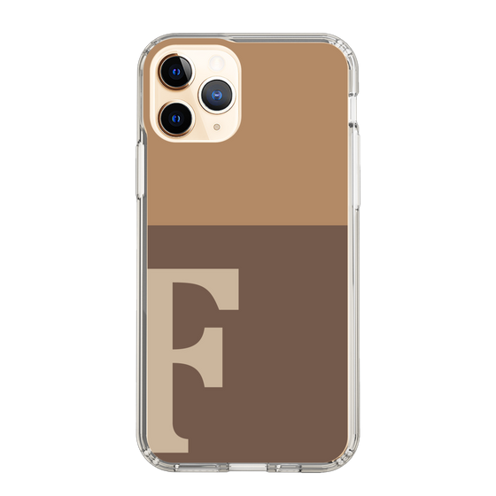 Slim Protection Case［ Original - initial two tone - F brown ］
