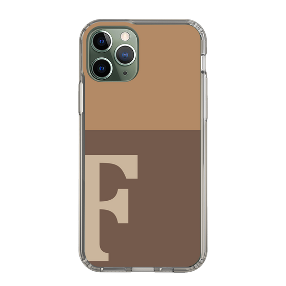 Slim Protection Case［ Original - initial two tone - F brown ］