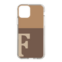 Slim Protection Case［ Original - initial two tone - F brown ］