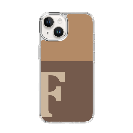 Slim Protection Case［ Original - initial two tone - F brown ］