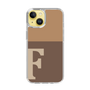 Slim Protection Case［ Original - initial two tone - F brown ］