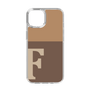 Slim Protection Case［ Original - initial two tone - F brown ］