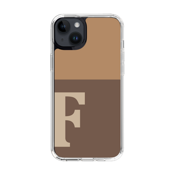Slim Protection Case［ Original - initial two tone - F brown ］