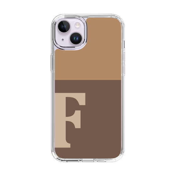 Slim Protection Case［ Original - initial two tone - F brown ］