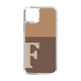 Slim Protection Case［ Original - initial two tone - F brown ］