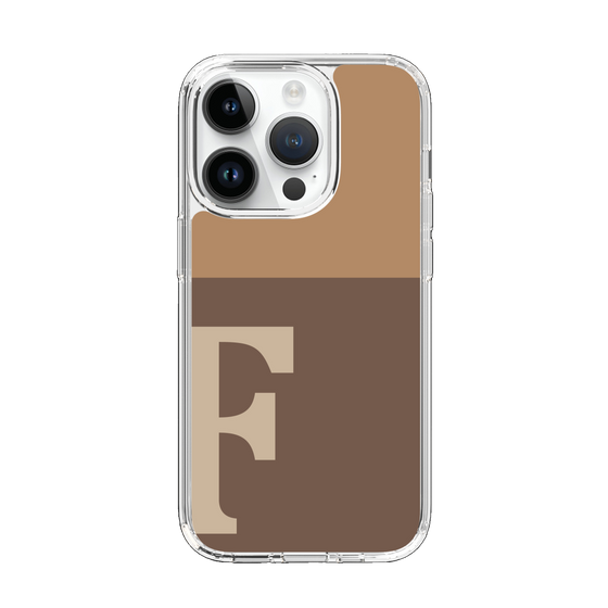 Slim Protection Case［ Original - initial two tone - F brown ］