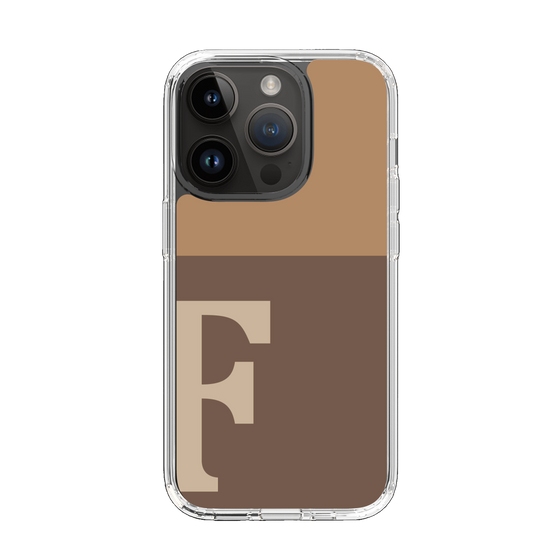 Slim Protection Case［ Original - initial two tone - F brown ］