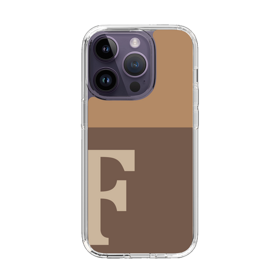 Slim Protection Case［ Original - initial two tone - F brown ］