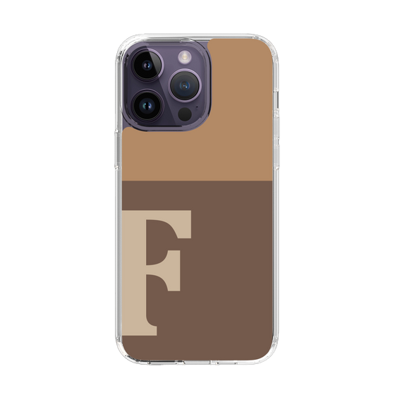 Slim Protection Case［ Original - initial two tone - F brown ］