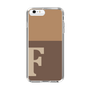 Slim Protection Case［ Original - initial two tone - F brown ］
