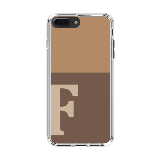 Slim Protection Case［ Original - initial two tone - F brown ］
