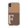 Slim Protection Case［ Original - initial two tone - F brown ］