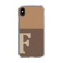 Slim Protection Case［ Original - initial two tone - F brown ］