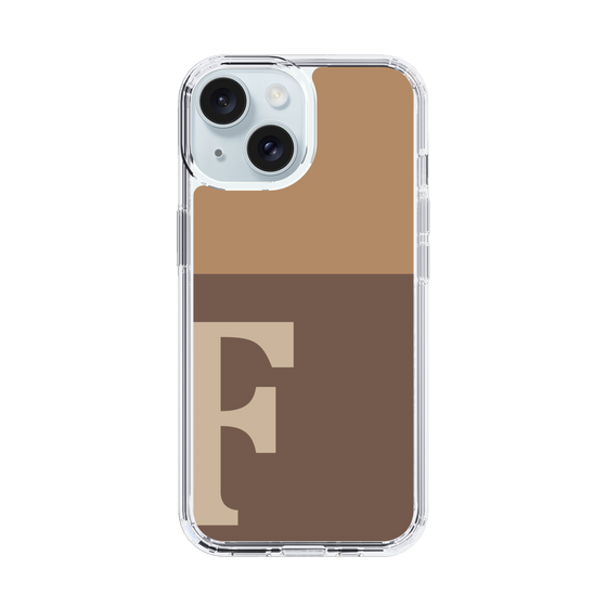 Slim Protection Case［ Original - initial two tone - F brown ］