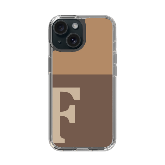 Slim Protection Case［ Original - initial two tone - F brown ］