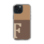 Slim Protection Case［ Original - initial two tone - F brown ］