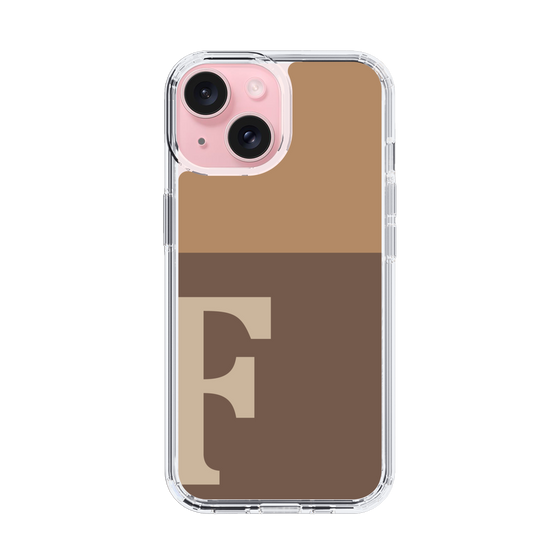 Slim Protection Case［ Original - initial two tone - F brown ］