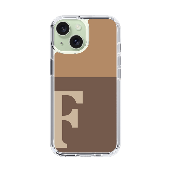 Slim Protection Case［ Original - initial two tone - F brown ］
