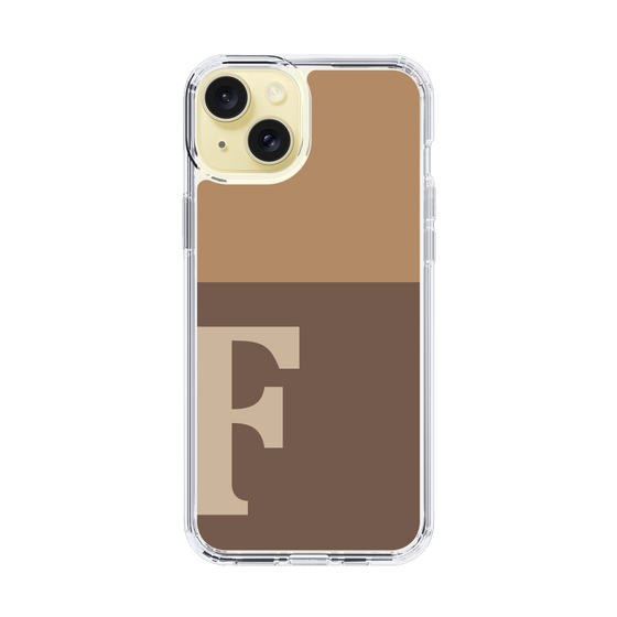 Slim Protection Case［ Original - initial two tone - F brown ］