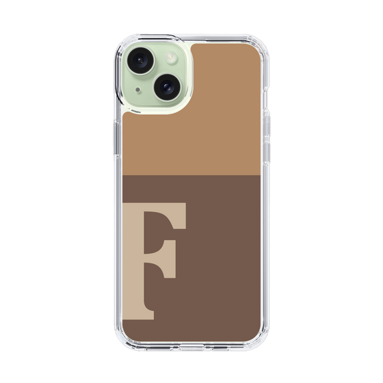 Slim Protection Case［ Original - initial two tone - F brown ］