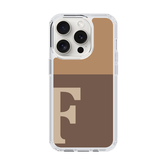 Slim Protection Case［ Original - initial two tone - F brown ］